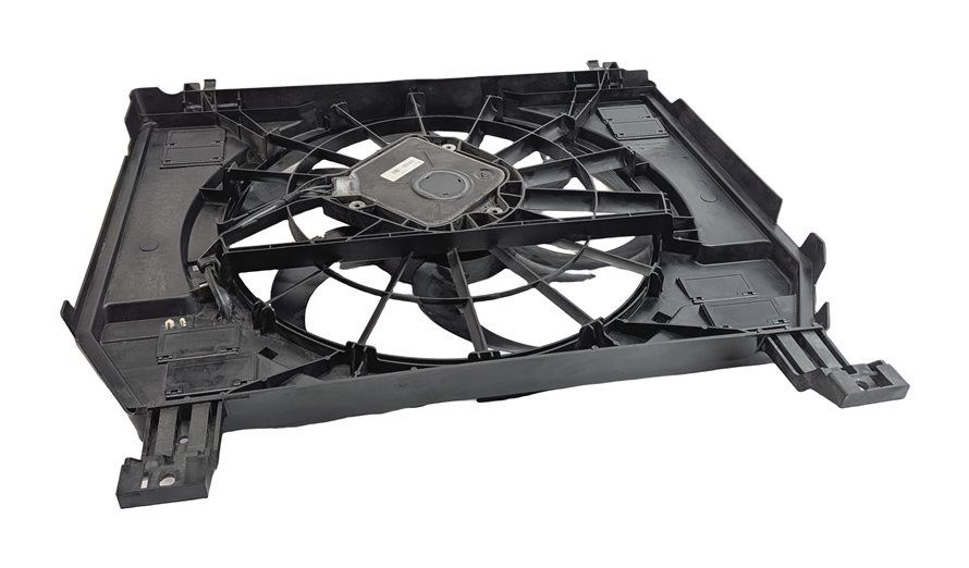 Thumbnail 4: 13-16 RANGE ROVER SPORT (L405 L494) CONDENSER ELECTRIC COOLING FAN & SHROUD
