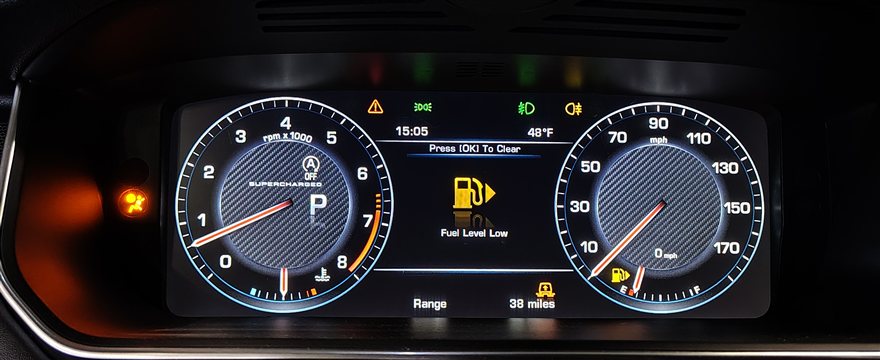 Thumbnail 2: 2013-2016 RANGE ROVER (L405) SPEEDOMETER INSTRUMENT GAUGE CLUSTER (97k)