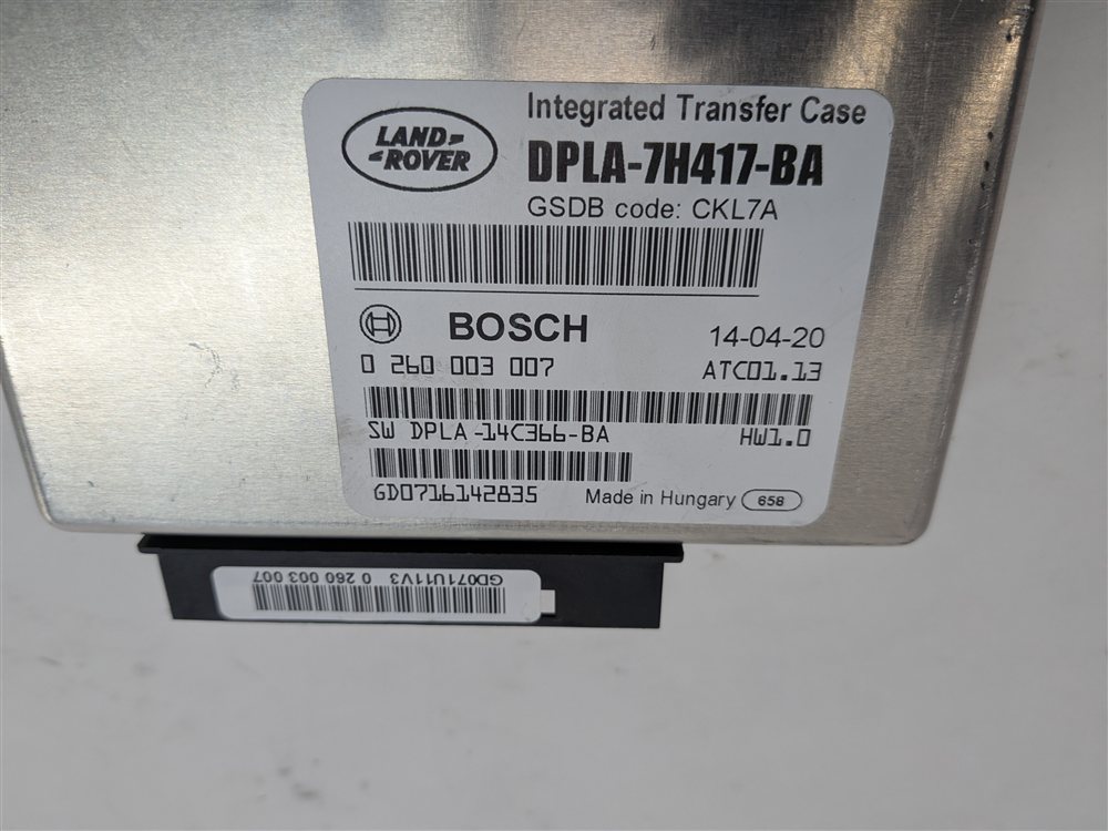 Thumbnail 7: 2014 RANGE ROVER (L405) TRANSFER CASE CONTROL MODULE