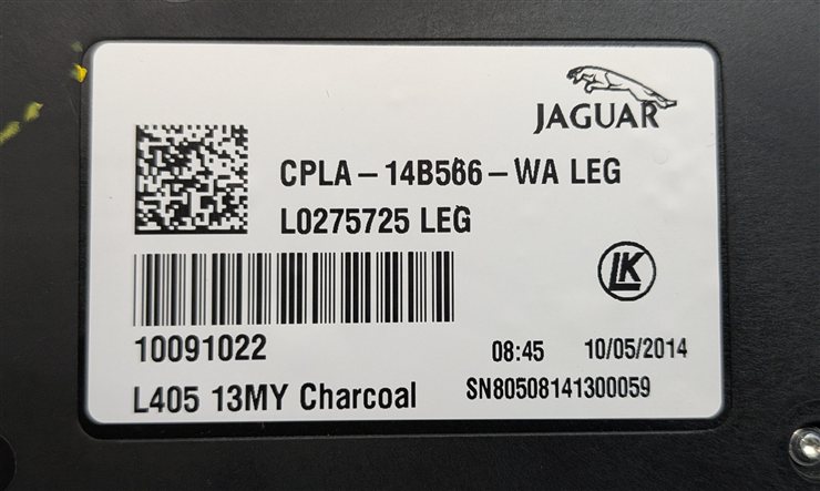 Thumbnail 6: 2014 RANGE ROVER L405 FRONT RIGHT PASSENGER SEAT POSITION ADJUST SWITCH w/LUMBAR