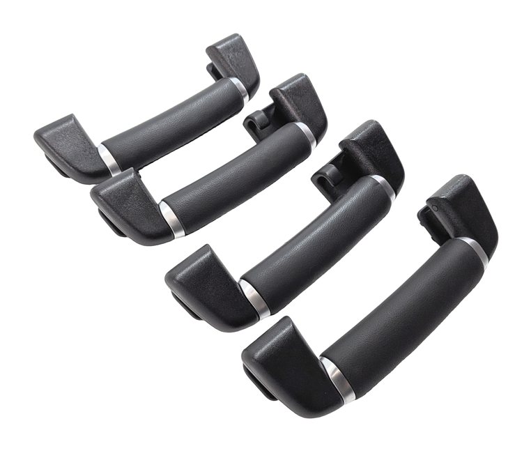 2014 RANGE ROVER (L405) INTERIOR FRONT & REAR ROOF GRAB HANDLE SET/4 (Black)