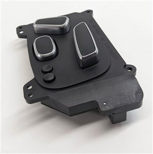 Thumbnail 3: 2014 RANGE ROVER (L405) FRONT LEFT DRIVER SEAT POSITION ADJUST SWITCH w/ LUMBAR