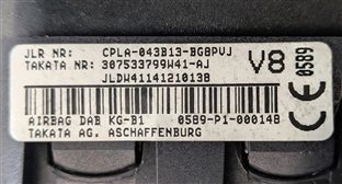 Thumbnail 6: 13-17 RANGE ROVER SPORT (L405 L494) 5.0L STEERING WHEEL AIRBAG AIR BAG (BLACK)