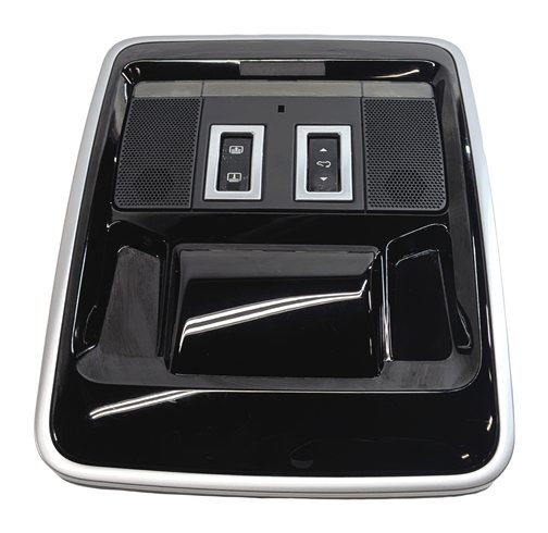 Thumbnail 2: 2014 RANGE ROVER (L405) FRONT OVERHEAD DOME MAP READING LIGHT LAMP (Black)
