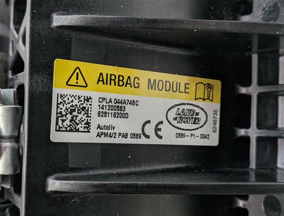 Thumbnail 6: 13-20 RANGE ROVER SPORT DISCOVERY (L405 L462 L494) RIGHT PASSENGER DASH AIRBAG