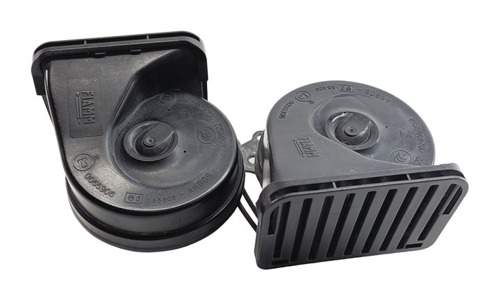 Thumbnail 4: 2014 RANGE ROVER (L405) HIGH LOW NOTE TONE HORN SPEAKER SET/2