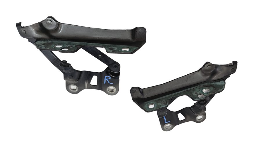 Thumbnail 4: 2013-2022 RANGE ROVER SPORT (L405 L494) LEFT & RIGHT HOOD HINGE SET (Black)