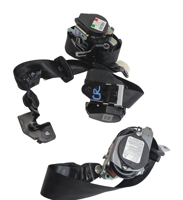 Thumbnail 3: 2014 RANGE ROVER (L405) REAR 2ND ROW LEFT CENTER RIGHT SEATBELT RETRACTOR SET/3