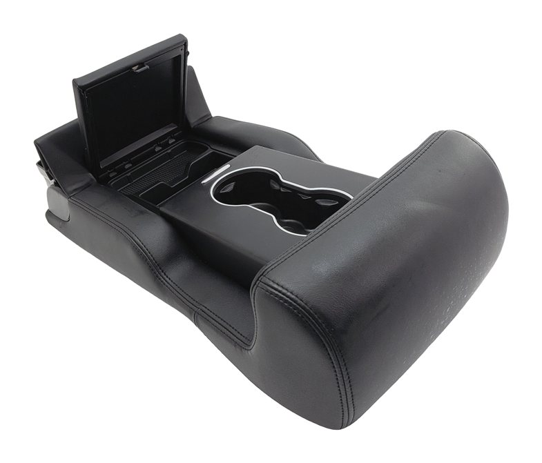 Thumbnail 6: 13-14 RANGE ROVER L405 REAR CENTER SEAT BACK FOLDING ARM REST CUPHOLDER (Black)
