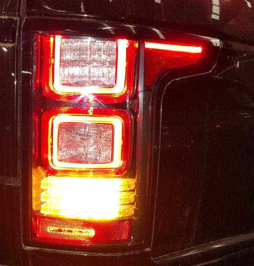 Thumbnail 2: 13-17 RANGE ROVER (L405) REAR RIGHT PASSENGER LED TAILLIGHT BRAKE LIGHT LAMP