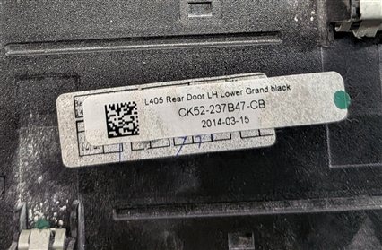 Thumbnail 17: 2014 RANGE ROVER (L405) INTERIOR DASH CENTER CONSOLE DOOR TRIM SET/15 (BLACK)