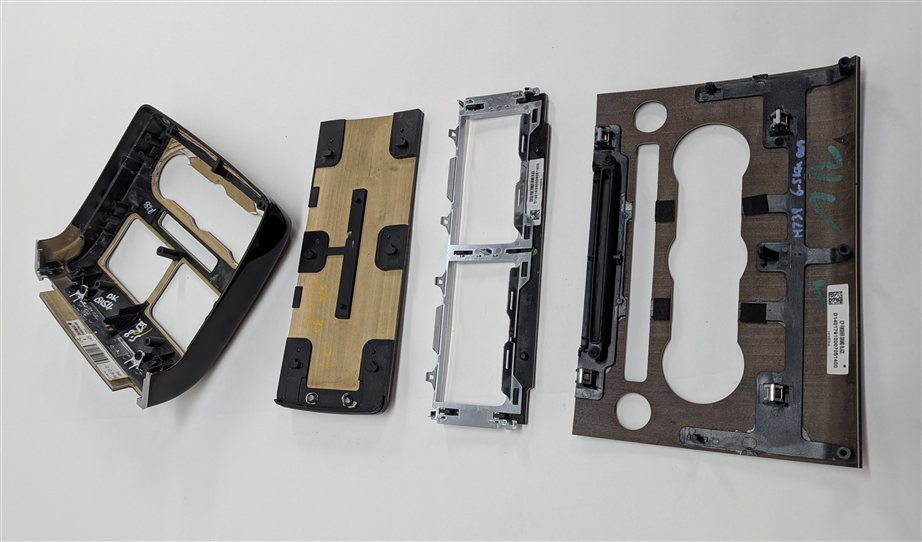 Thumbnail 6: 2014 RANGE ROVER (L405) INTERIOR DASH CENTER CONSOLE DOOR TRIM SET/15 (BLACK)