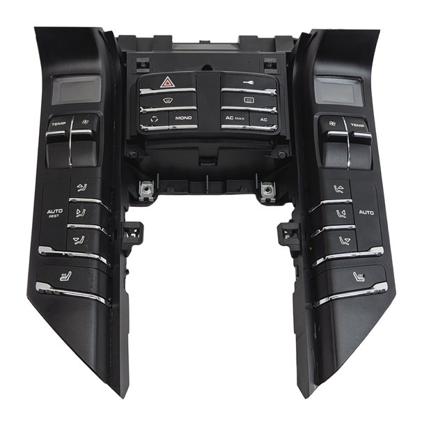 Thumbnail 2: 2011-2018 PORSCHE CAYENNE (958) FRONT HEATER A/C TEMPERATURE CONTROL PANEL
