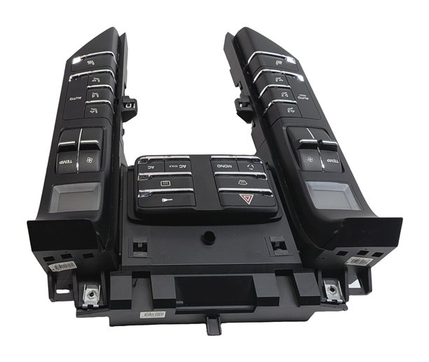 Thumbnail 4: 2011-2018 PORSCHE CAYENNE (958) FRONT HEATER A/C TEMPERATURE CONTROL PANEL