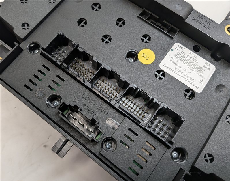 Thumbnail 7: 2011-2018 PORSCHE CAYENNE (958) FRONT HEATER A/C TEMPERATURE CONTROL PANEL