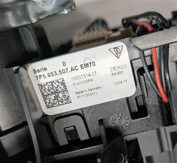 Thumbnail 13: 2011-2016 PORSCHE CAYENEN (958) COLUMN BLINKER WIPER CRUISE COMBINATION SWITCH