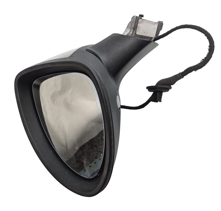 11-14 PORSCHE CAYENNE (958) LEFT PFOLD HEAT MEM AUTODIM DOOR MIRROR (Umber)