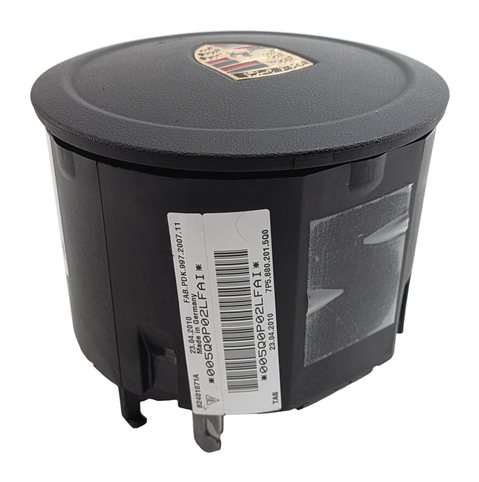 Thumbnail 4: 2011-2014 PORSCHE CAYENNE (958) DRIVER STEERING WHEEL SRS AIRBAG AIR BAG (Black)