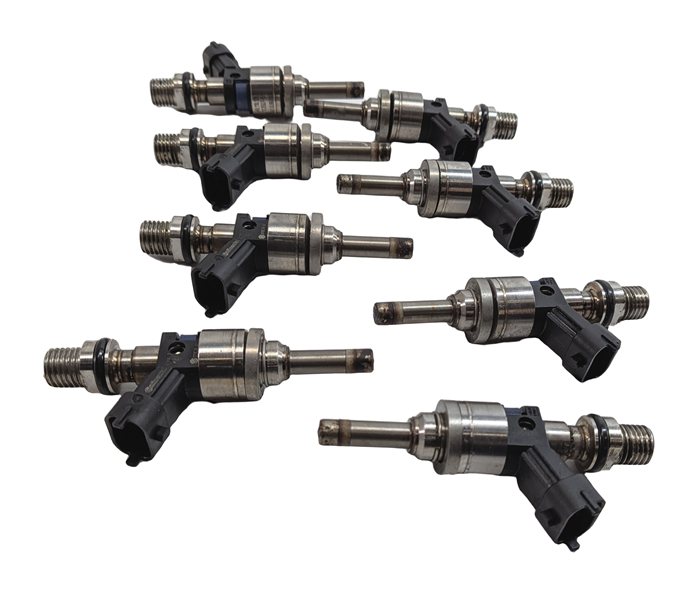 Thumbnail 2: 09-14 PORSCHE CAYENNE PANAMERA (958 970) 4.8L M48 NON-TURBO FUEL INJECTOR SET 8