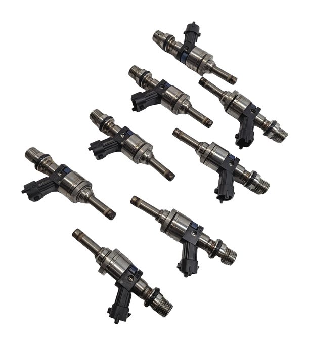 Thumbnail 3: 09-14 PORSCHE CAYENNE PANAMERA (958 970) 4.8L M48 NON-TURBO FUEL INJECTOR SET 8