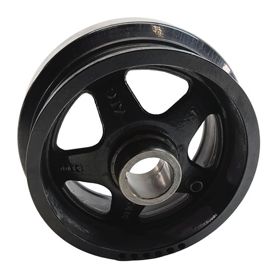 Thumbnail 2: 2011-2018 PORSCHE CAYENNE (958) 4.8L M48 V8 ENGINE HARMONIC BALANCER PULLEY