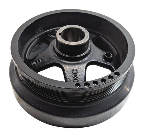 Thumbnail 4: 2011-2018 PORSCHE CAYENNE (958) 4.8L M48 V8 ENGINE HARMONIC BALANCER PULLEY