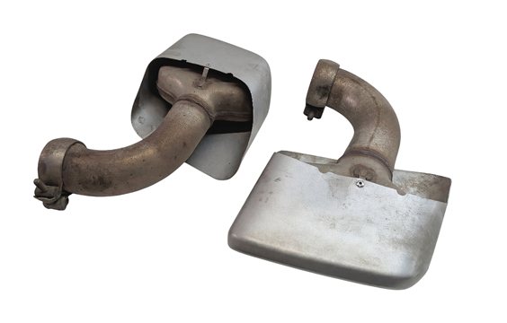 Thumbnail 5: 2011-2014 PORSCHE CAYENNE (958) 3.6L ENGINE MUFFLER PIPE EXHAUST TIP SET