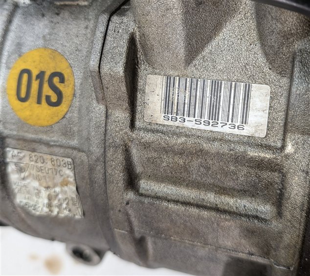 Thumbnail 6: 11-18 PORSCHE CAYENNE (958) 4.8L M48 V8 - A/C AIR CONDITIONING COMPRESSOR PUMP