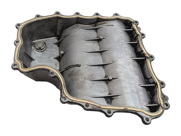 Thumbnail 5: 2011-2018 PORSCHE CAYENNE 958 4.8L M48 V8 ENGINE LOWER MOTOR OIL FLUID PAN SUMP