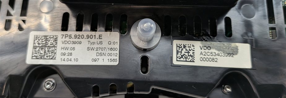 Thumbnail 7: 11-12 CAYENNE 958 4.8L NON-TURBO SPEEDOMETER COMPASS NAVIGATION MPH (147k)