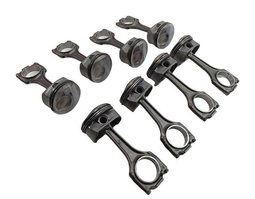 Thumbnail 2: 2008-2014 PORSCHE CAYENNE PANAMERA (957 970) 4.8L M48 N/A PISTON w/ ROD SET/8