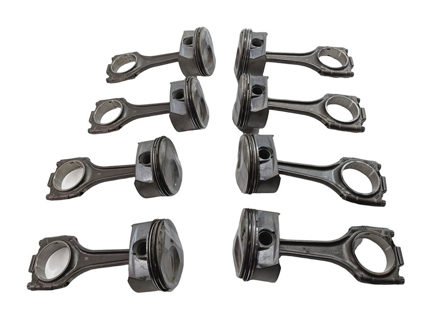 Thumbnail 3: 2008-2014 PORSCHE CAYENNE PANAMERA (957 970) 4.8L M48 N/A PISTON w/ ROD SET/8