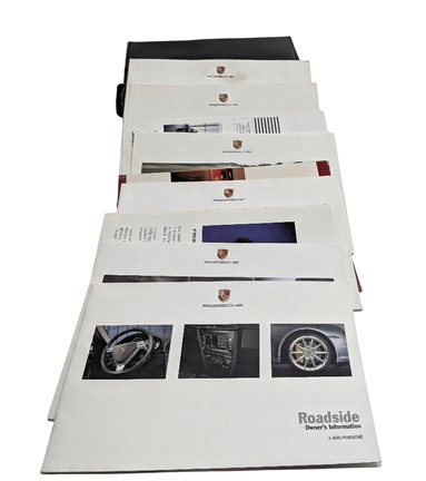 2011 PORSCHE CAYENNE (958) 4.8L NON TURBO ENGINE OWNERS MANUAL SET w/CASE