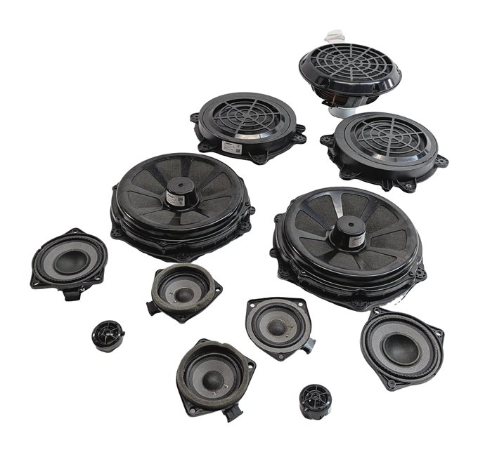 2011 PORSCHE CAYENNE (958) RADIO STEREO BOSE AUDIO SOUND SYSTEM SPEAKER SET/12
