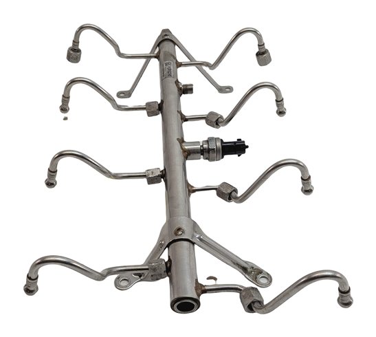 Thumbnail 3: 2011 PORSCHE CAYENNE (958) 4.8L NON TURBO ENGINE FUEL INJECTOR RAIL w/LINES