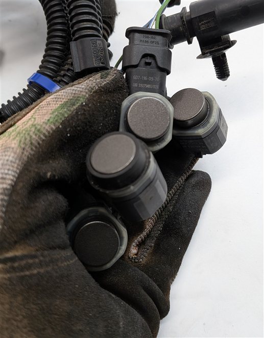 Thumbnail 6: 11 PORSCHE CAYENNE 958 REAR PARK ASSIST PDC DISTANCE CONTROL WIRE SENSOR SET/4