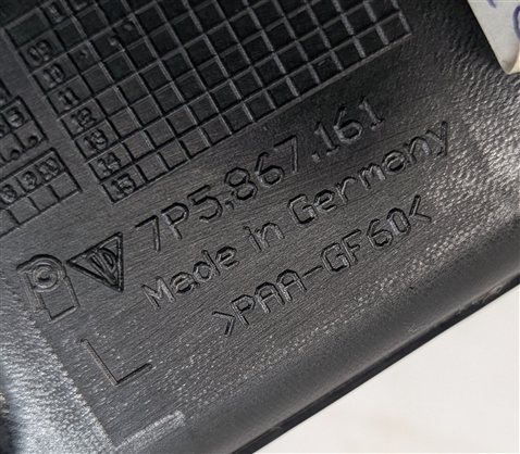 Thumbnail 6: 2011 PORSCHE CAYENNE (958) FRONT LEFT DRIVER DOOR PULL HANDLE BAR (Black)