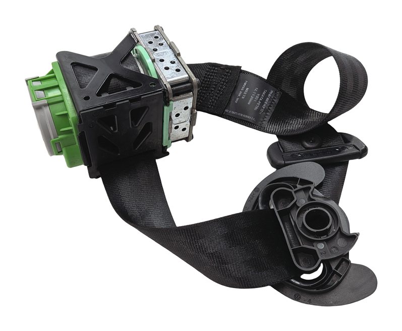 2011 PORSCHE CAYENNE (958) REAR LEFT SEAT SEATBELT BELT RETRACTOR (Black)
