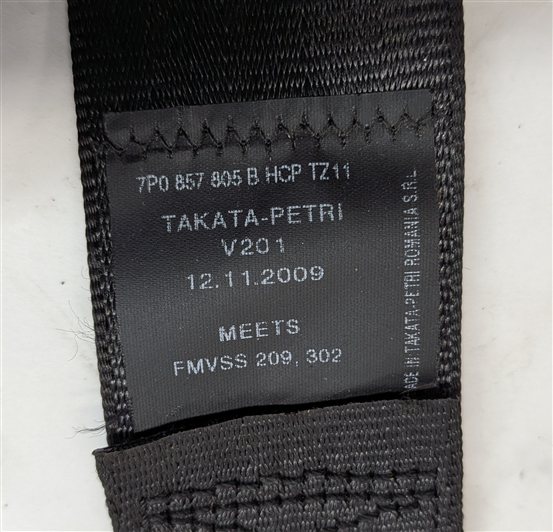 Thumbnail 9: 2011 PORSCHE CAYENNE (958) REAR LEFT SEAT SEATBELT BELT RETRACTOR (Black)