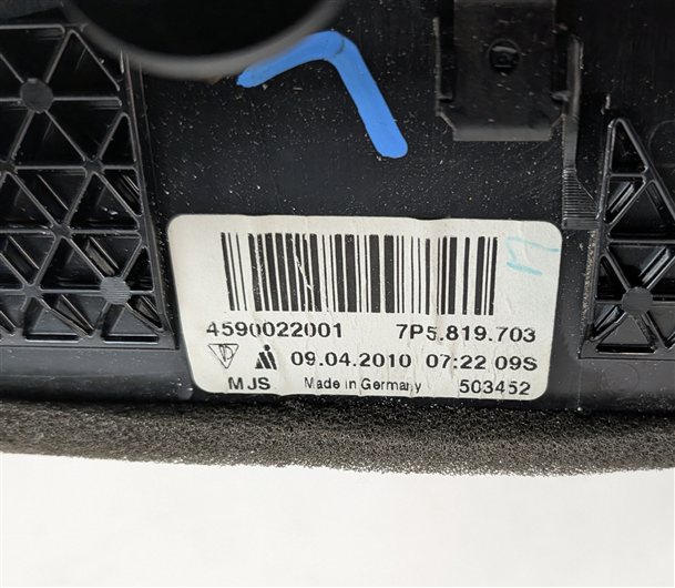 Thumbnail 8: 2011 PORSCHE CAYENNE (958) FRONT LEFT DRIVER DASH HEAT AIR AC HVAC VENT (Black)