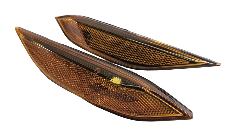 2011 PORSCHE CAYENNE 958 FRONT LEFT & RIGHT SIDE FENDER MARKER LIGHT LAMP SET/2