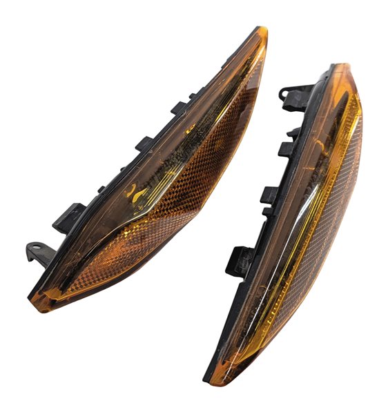 Thumbnail 3: 2011 PORSCHE CAYENNE 958 FRONT LEFT & RIGHT SIDE FENDER MARKER LIGHT LAMP SET/2