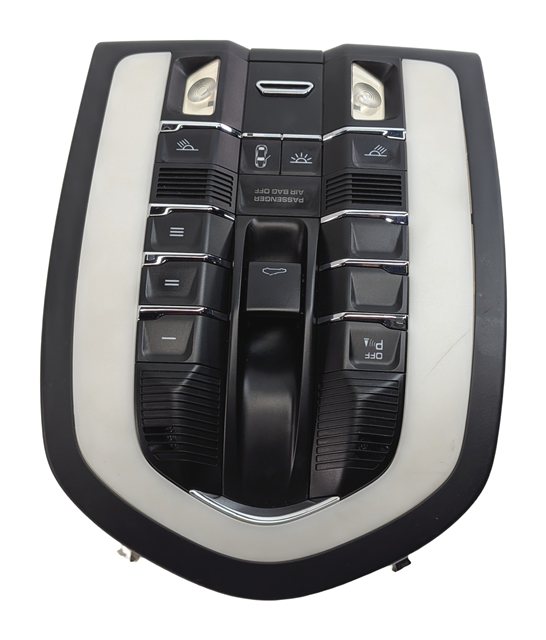 Thumbnail 2: 2010-2018 PORSCHE CAYENNE PANAMERA (958 970 G1) FRONT DOMELIGHT LAMP (Black)