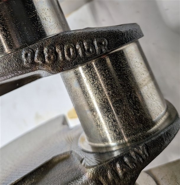 Thumbnail 7: 2011 PORSCHE CAYENNE (958) 4.8L (M48.02) NON TURBO ENGINE CRANK SHAFT CRANKSHAFT