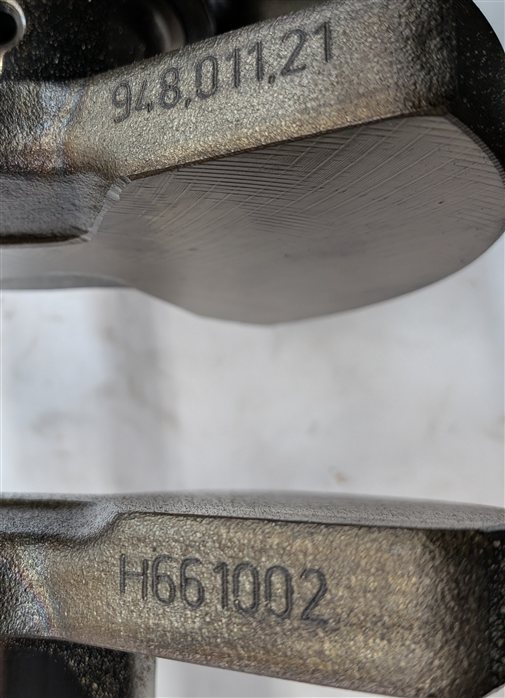 Thumbnail 8: 2011 PORSCHE CAYENNE (958) 4.8L (M48.02) NON TURBO ENGINE CRANK SHAFT CRANKSHAFT