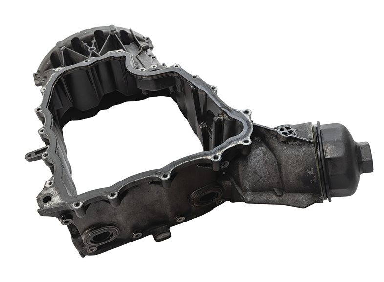 2011-2013 PORSCHE CAYENNE (958) 4.8L M48 V8 UPPER ENGINE OIL PAN CRADLE