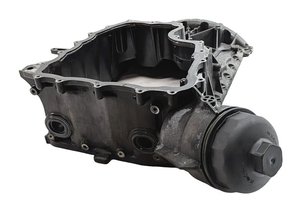 Thumbnail 2: 2011-2013 PORSCHE CAYENNE (958) 4.8L M48 V8 UPPER ENGINE OIL PAN CRADLE