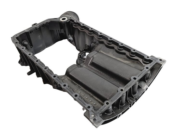 Thumbnail 6: 2011-2013 PORSCHE CAYENNE (958) 4.8L M48 V8 UPPER ENGINE OIL PAN CRADLE