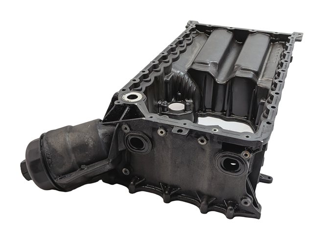 Thumbnail 7: 2011-2013 PORSCHE CAYENNE (958) 4.8L M48 V8 UPPER ENGINE OIL PAN CRADLE