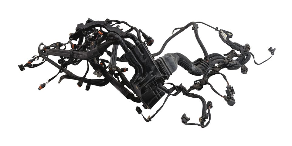 Thumbnail 2: 2011 PORSCHE CAYENNE (958) 4.8L NON TURBO ENGINE MOTOR WIRE WIRING HARNESS LOOM